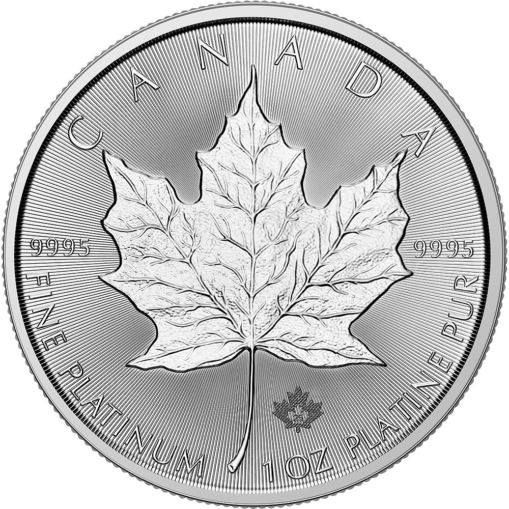 2025 Canada Platinum Maple Leaf 1 oz $50 - BU [25-CML-PT50-BU