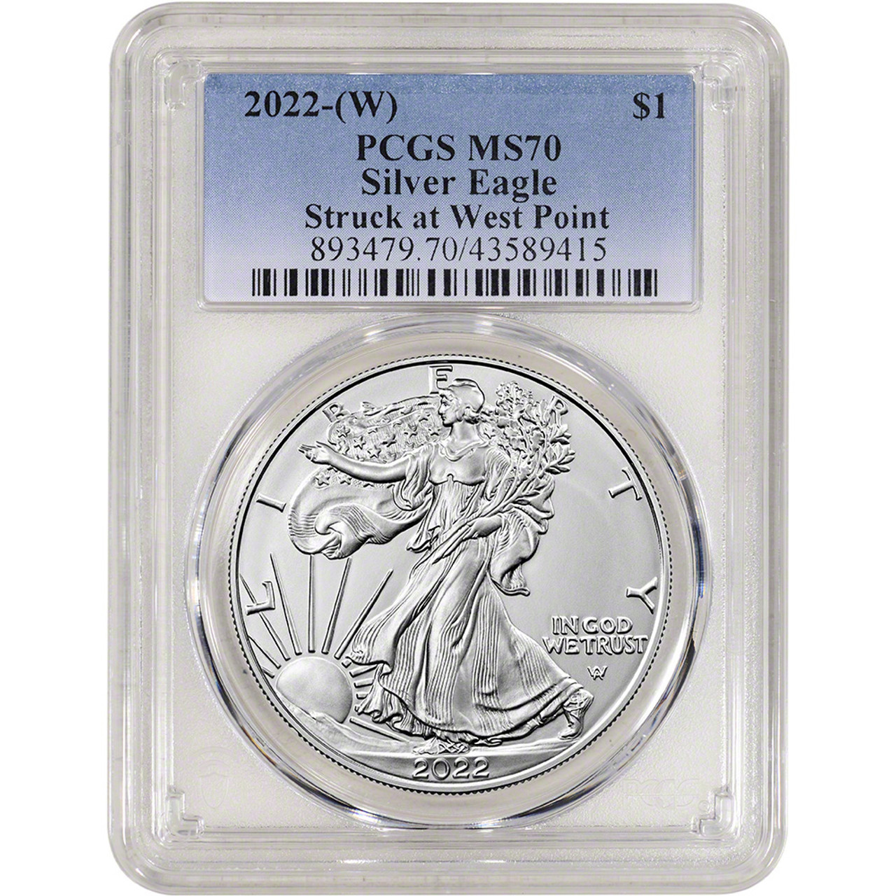 2022 (W) American Silver Eagle - PCGS MS70 [22-(W)-ASE-P-MS70