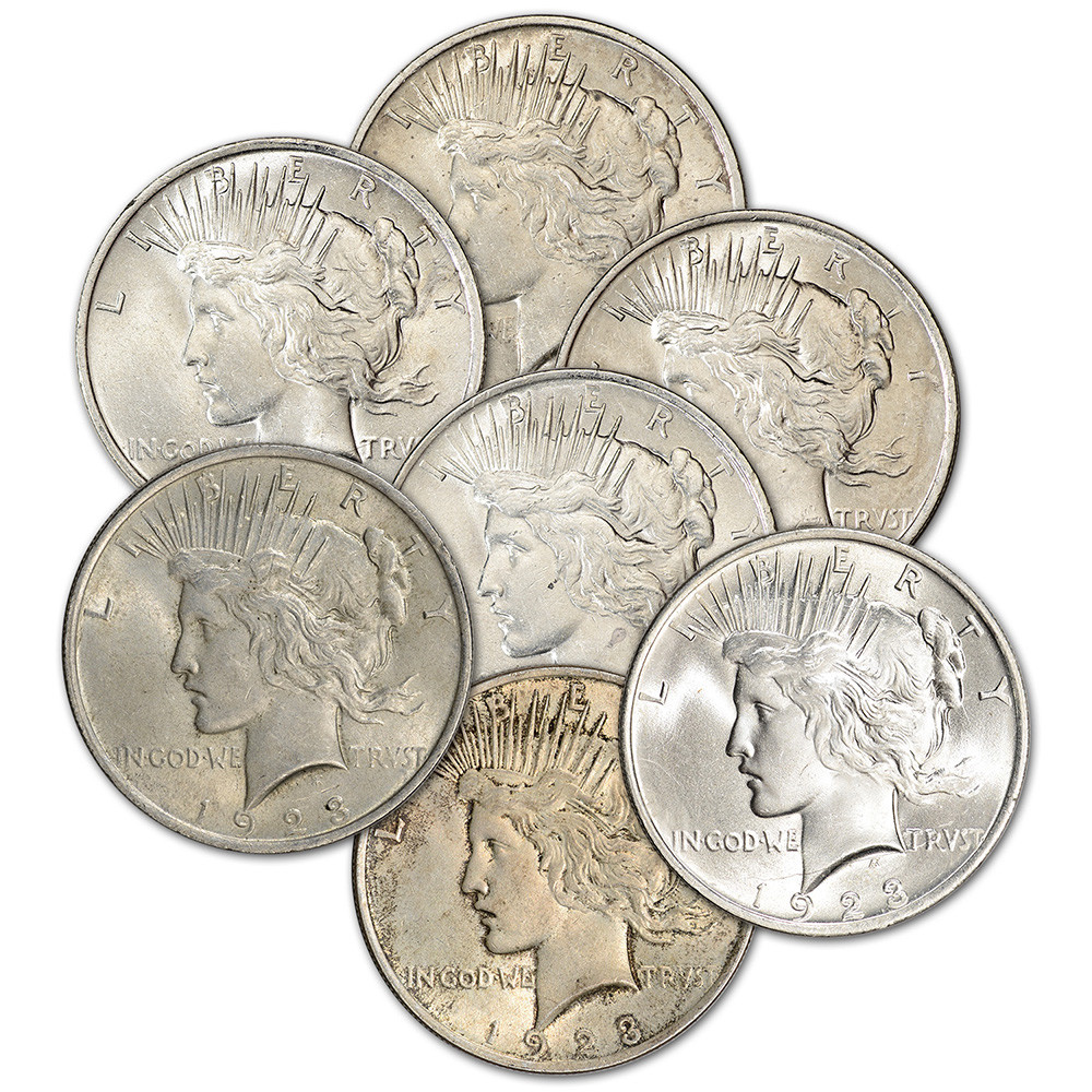 1923 US Peace Silver Dollar $1 - AU [23-PEACE-AU] - Liberty Coin