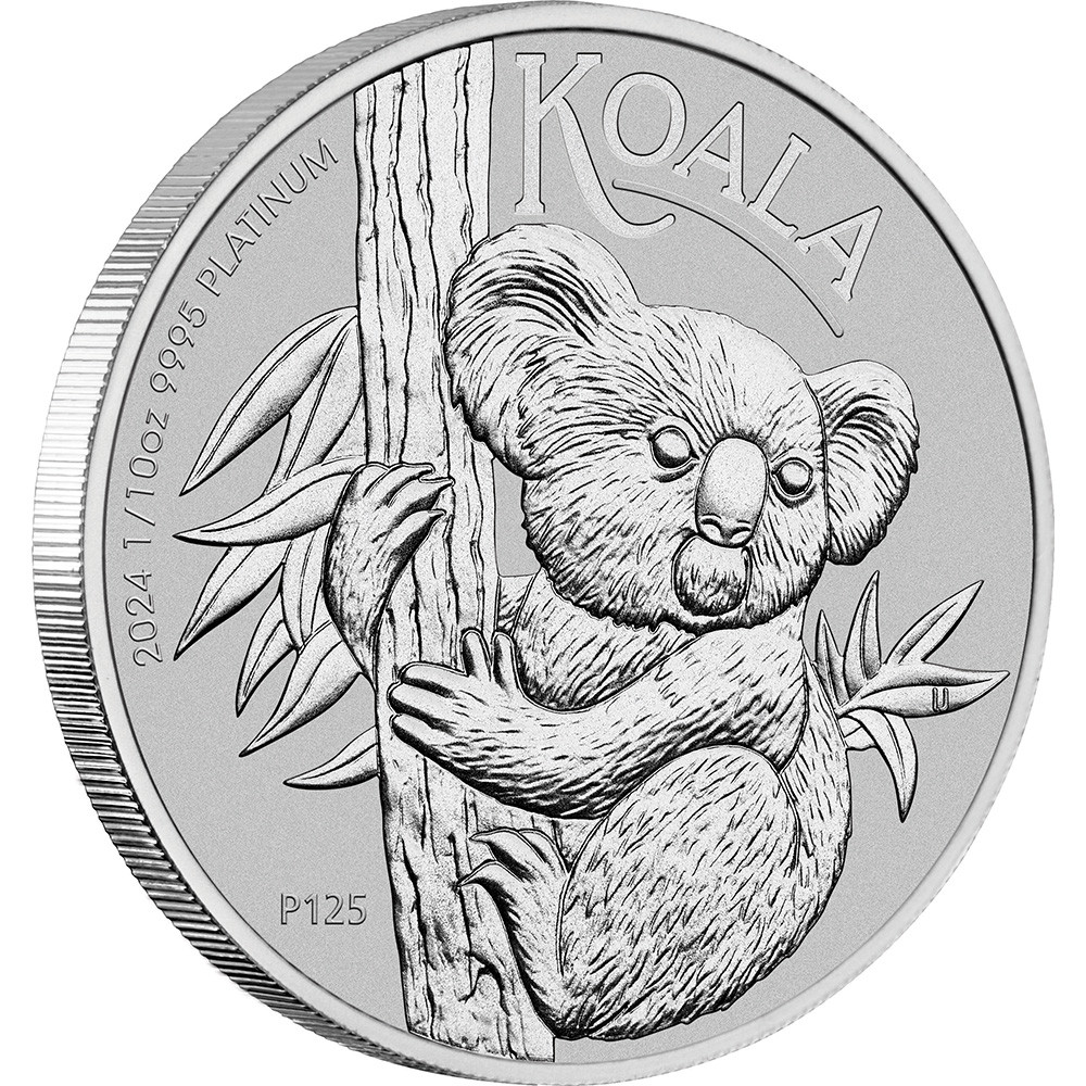 2024 P Australia Platinum Koala 1/10 oz $15 - BU [24-P-KOALA-PT15