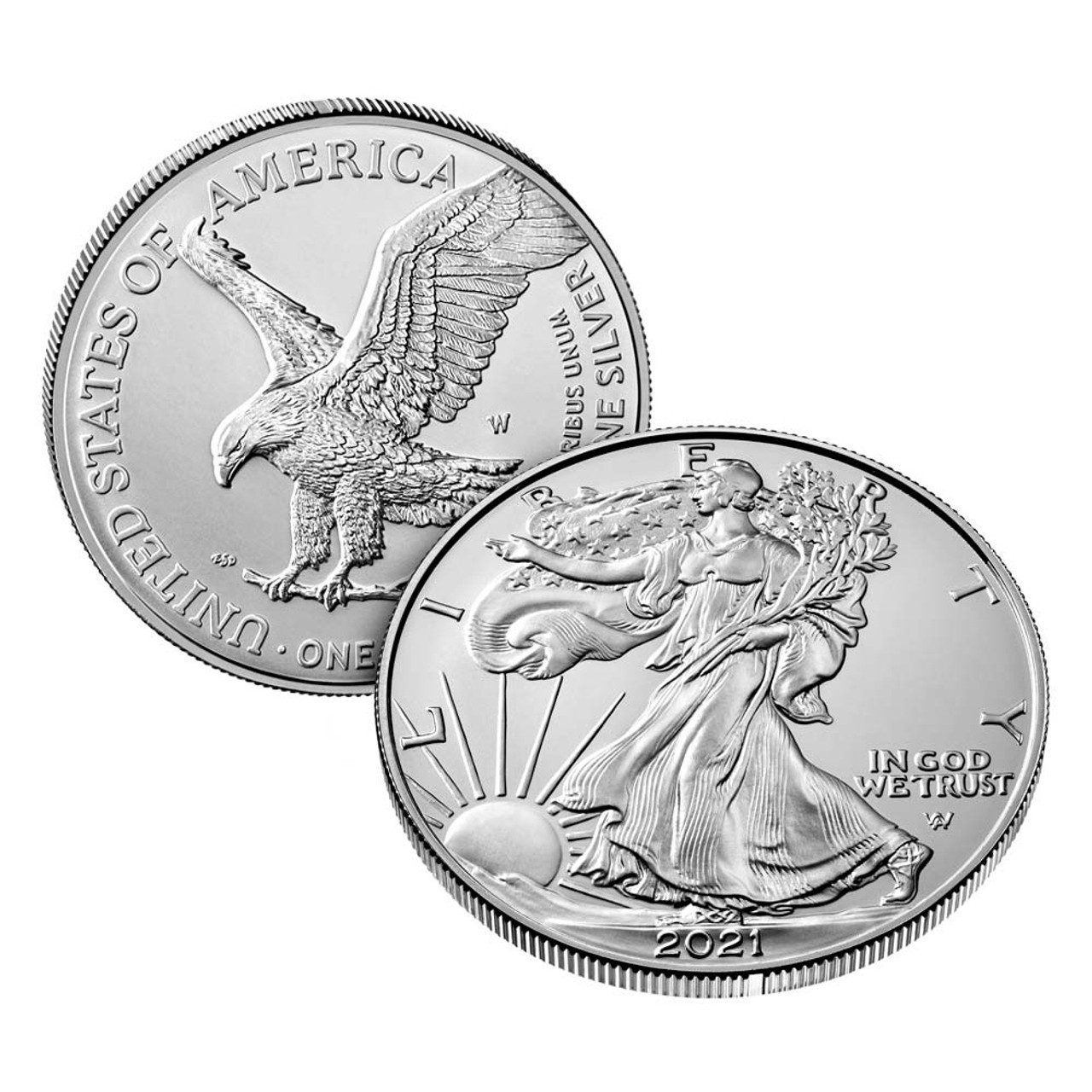 【新品】Silver Eagle シルバーイーグル銀貨2021PCGS MS70 新品】シルバー イーグル銀貨2021 Eagle PCGS MS70 T1 - メルカリ