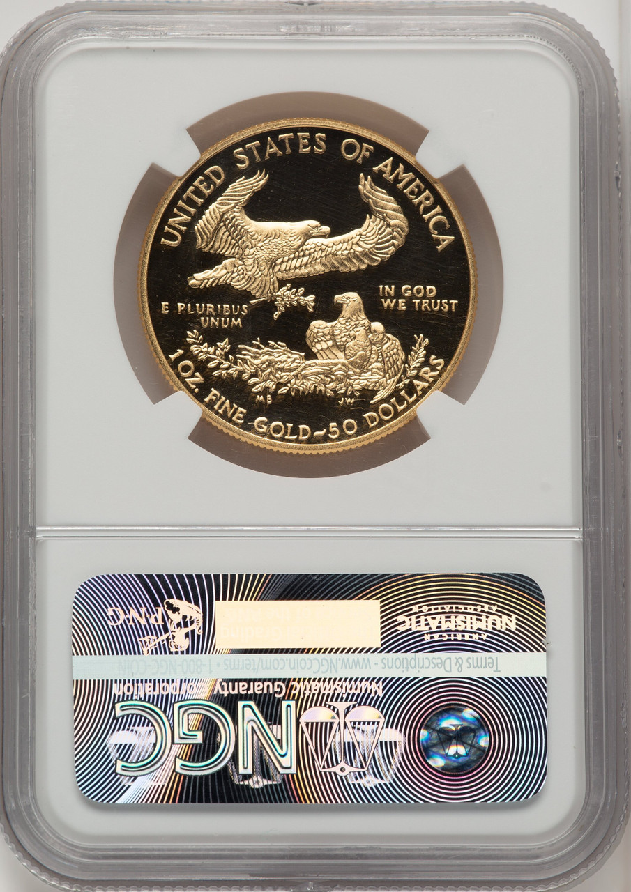 2014-W American Gold Eagle Proof 1 oz $50 - NGC PF 70 ULTRA