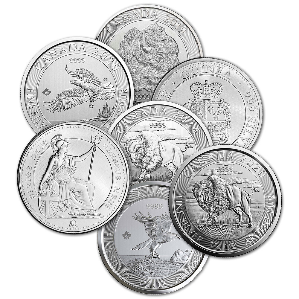 1.25 oz Silver Coin - Random Sovereign Mint - Secondary Market  [X-S1.25-RANDOM-SEC] - Liberty Coin