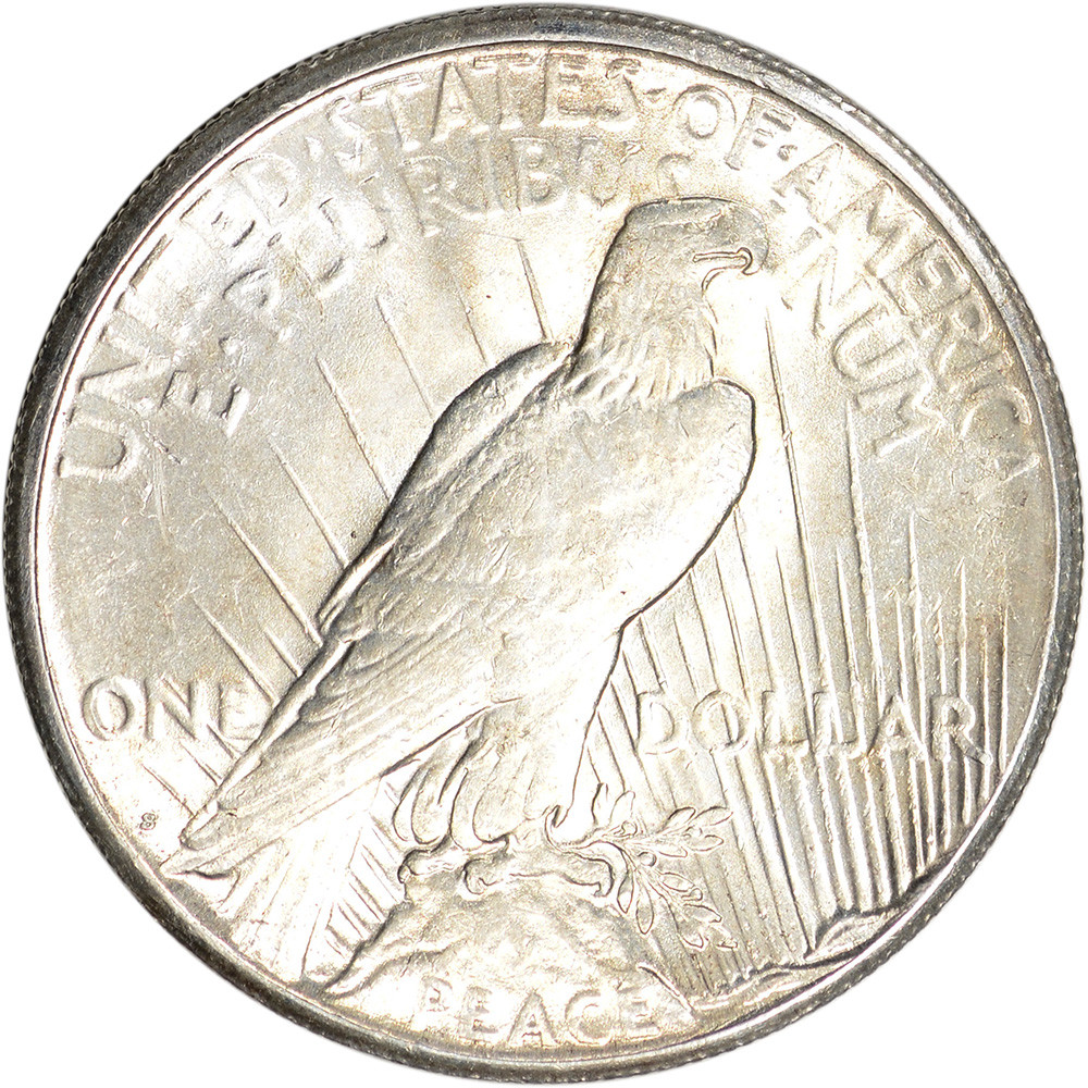 1922 Peace Silver Dollar Coin $1 - BU - Roll of 20 [22-PEACE-BU(20