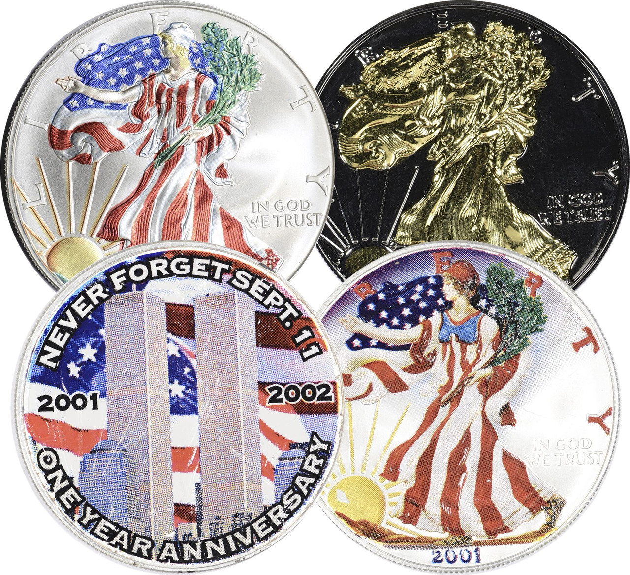 American Silver Eagle 1 oz $1 - Colorized - Liberty Coin