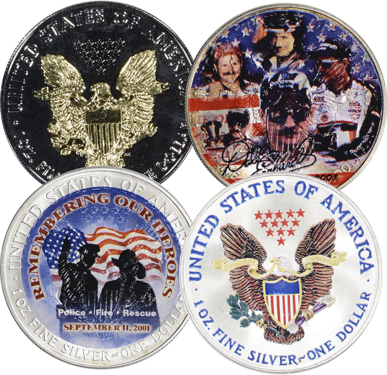 American Silver Eagle 1 oz $1 - Colorized - Liberty Coin
