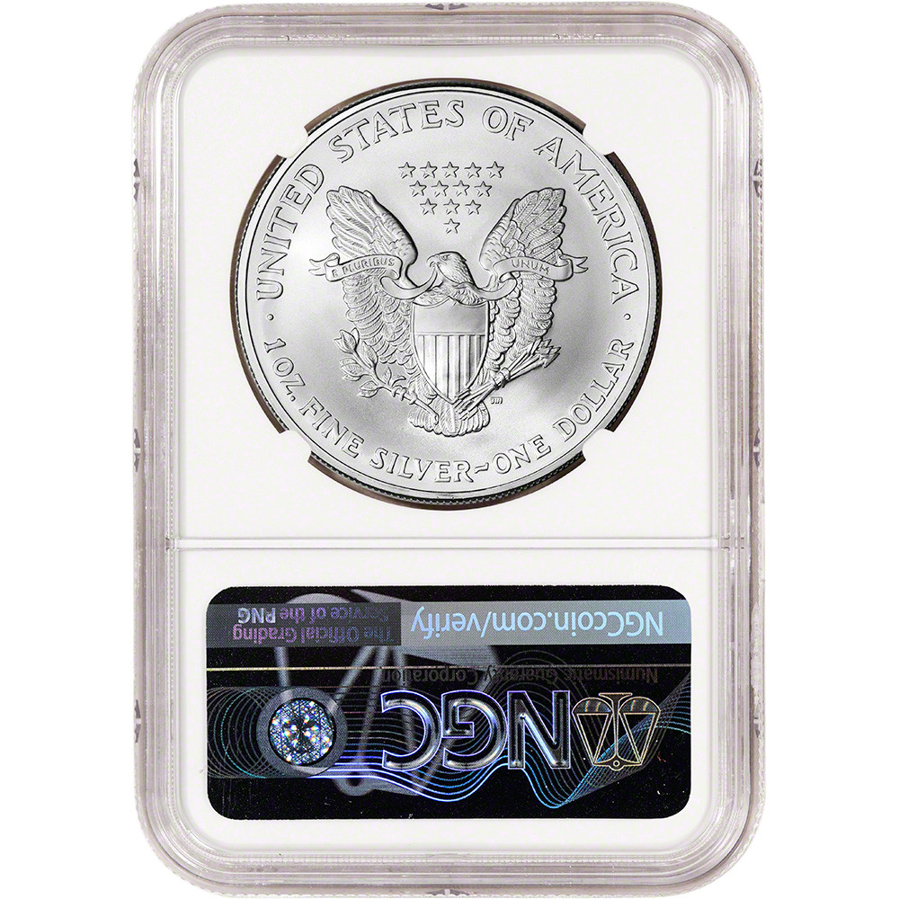 2004 American Silver Eagle - NGC MS70 [04-ASE-N-MS70-NSL