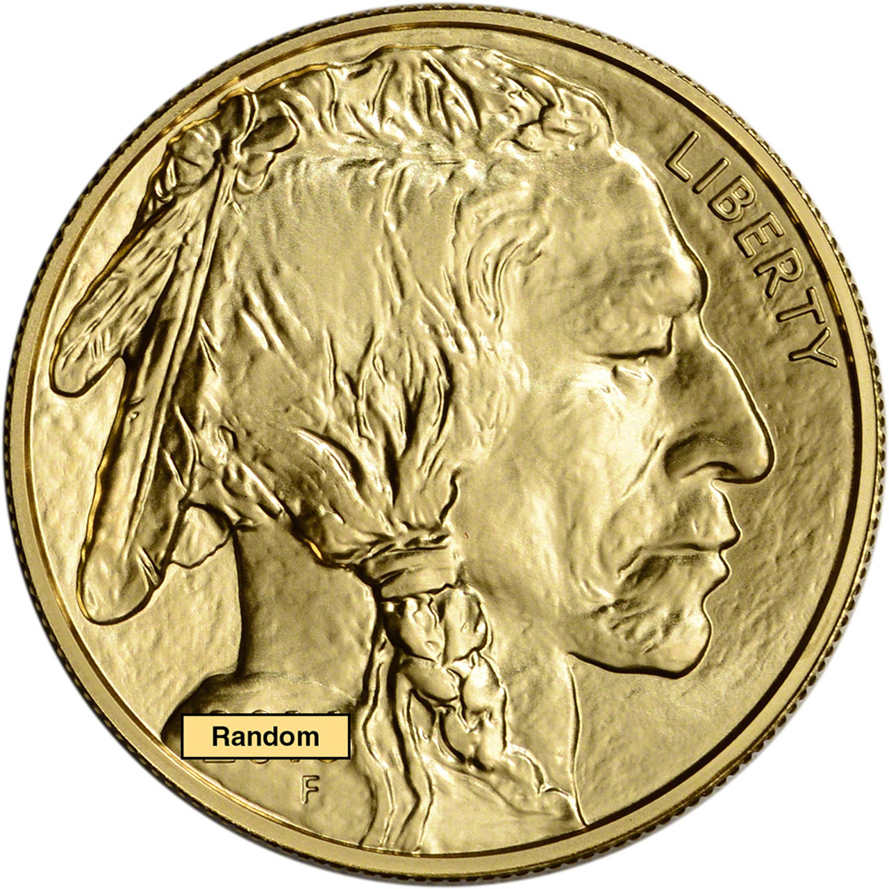 American Gold Buffalo (1 oz) $50 - BU - Random Date [X-BUFF-BU