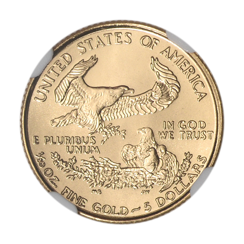 1998 American Gold Eagle 1/10 oz $5 - NGC MS69 [98-AGE-5-N-MS69