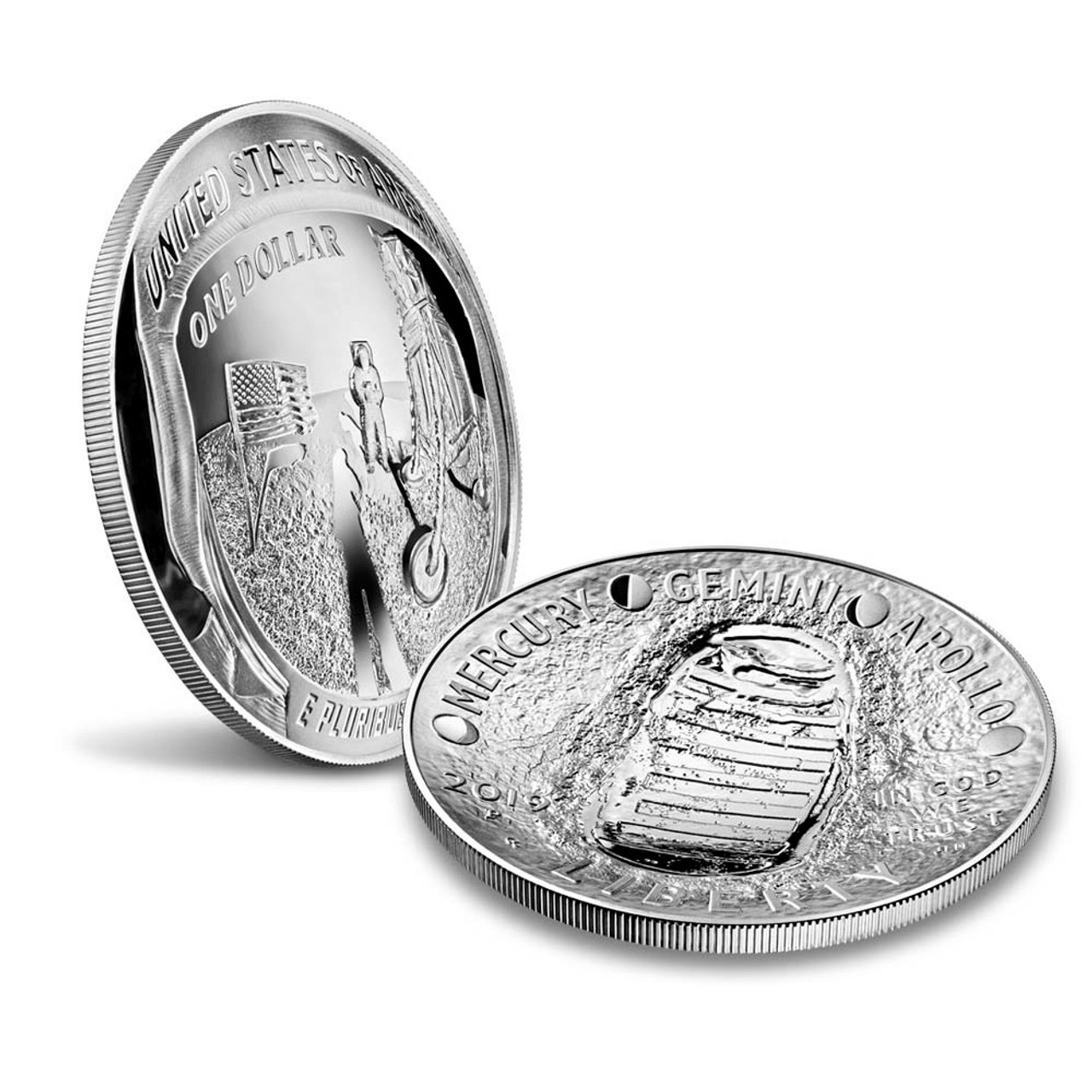 2019 P Apollo 11 Commemorative 5 oz Proof Silver $1 PCGS