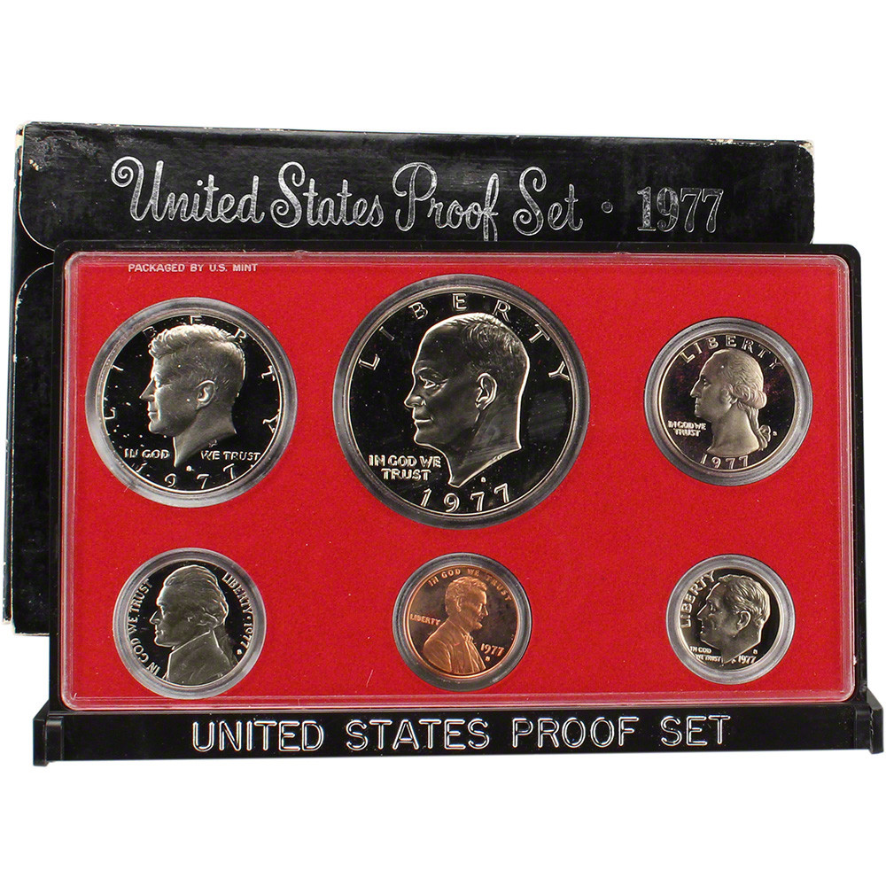 1977 US Mint Proof Set in OGP [US-P-1977] - Liberty Coin