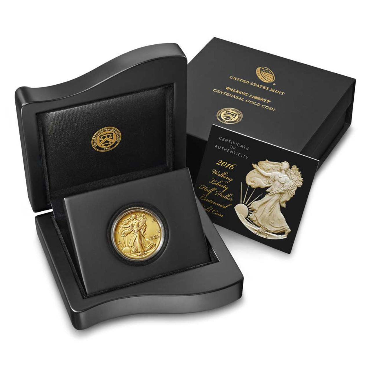 2016-W US Gold Walking Liberty Half Dollar Centennial (1/2