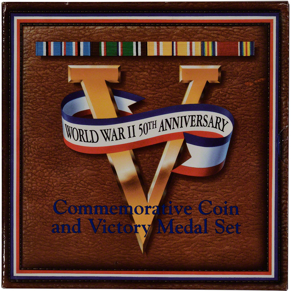 1993 US World War II Commemorative Coin and Victory Medal Set [US