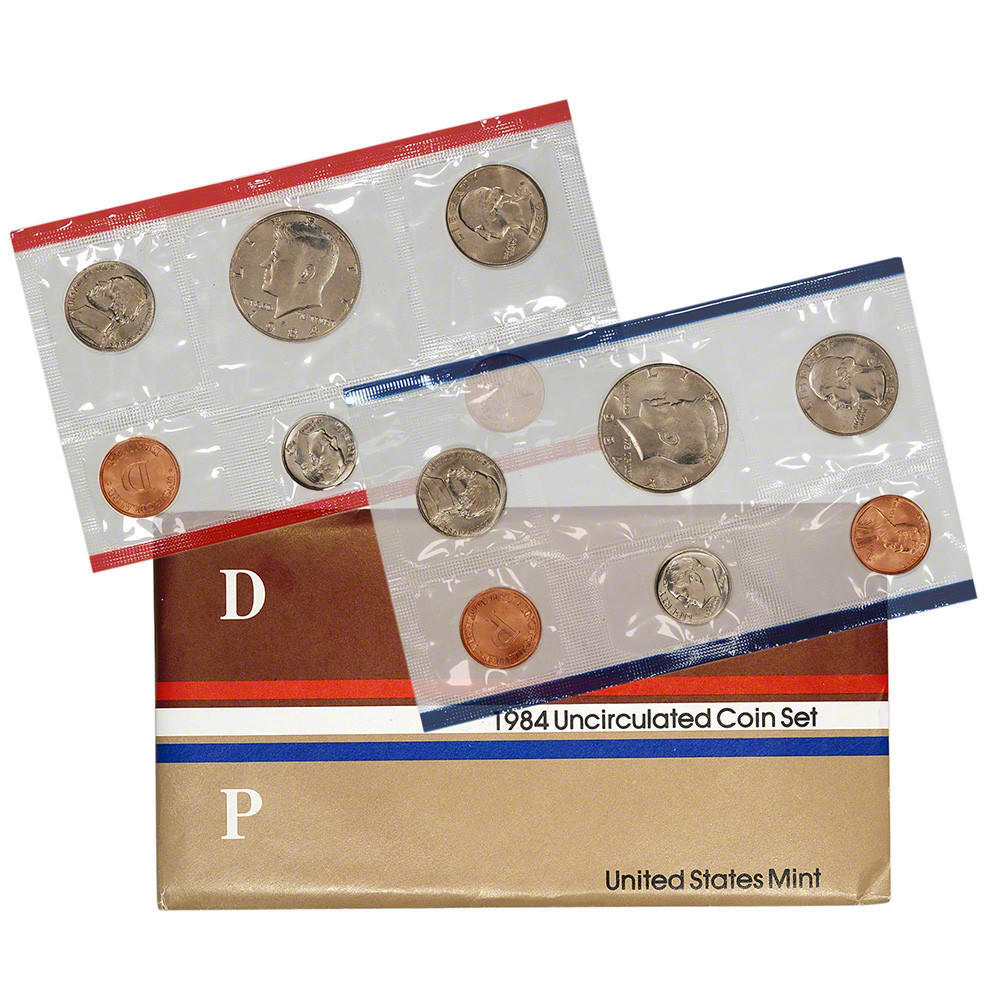 1984 United States Mint Uncirculated Coin Set [US-UC-1984