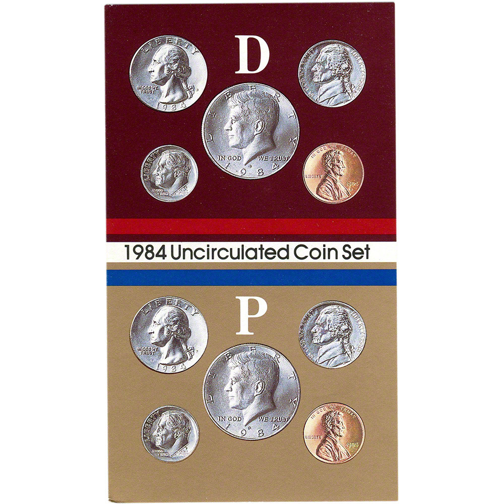 1984 United States Mint Uncirculated Coin Set [US-UC-1984