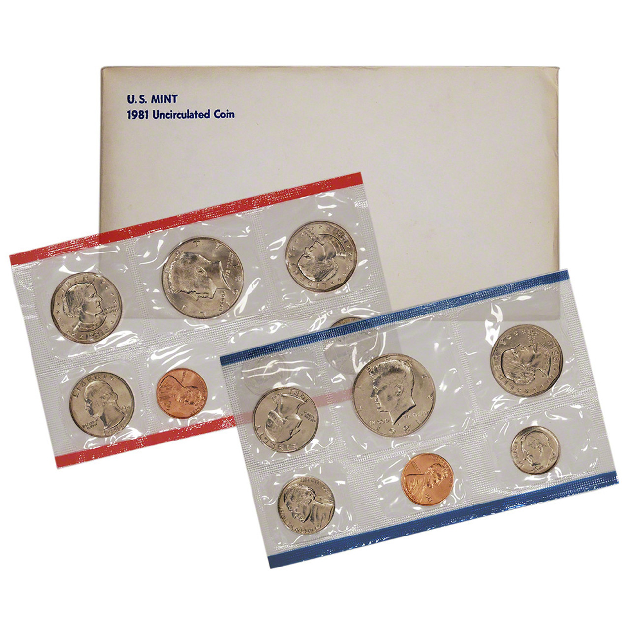 1981 United States Mint Uncirculated Coin Set [US-UC-1981