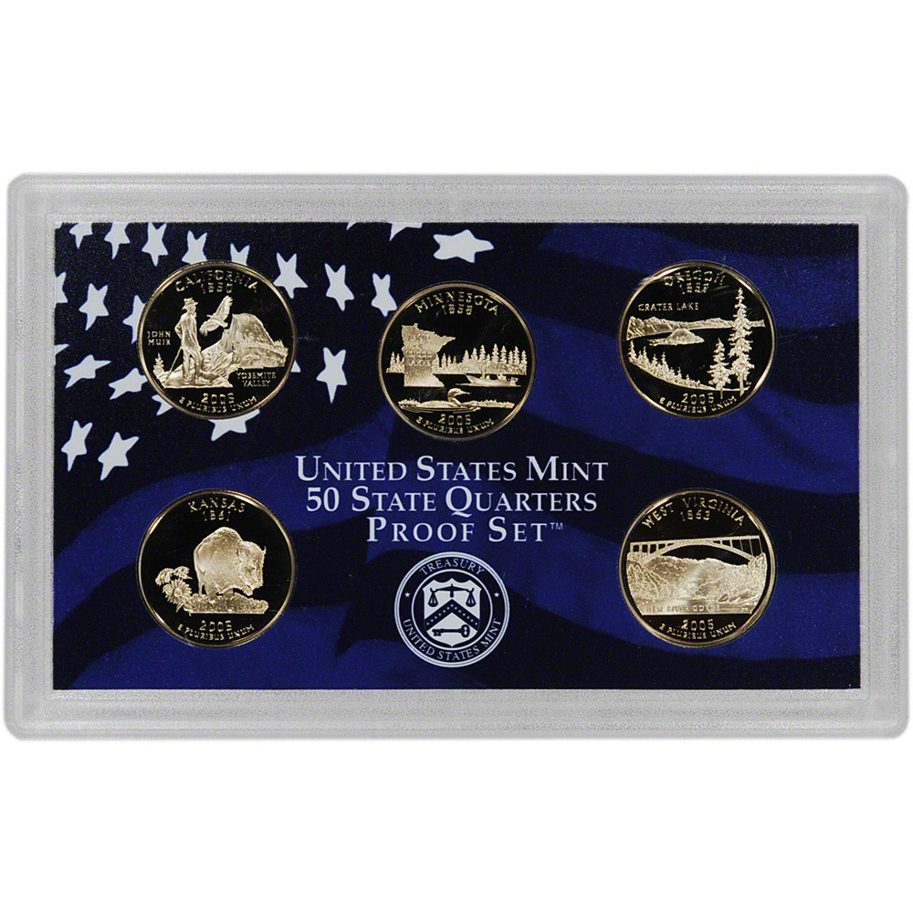 2005 United States Mint 50 State Quarters Proof Set™ [US-QP-2005