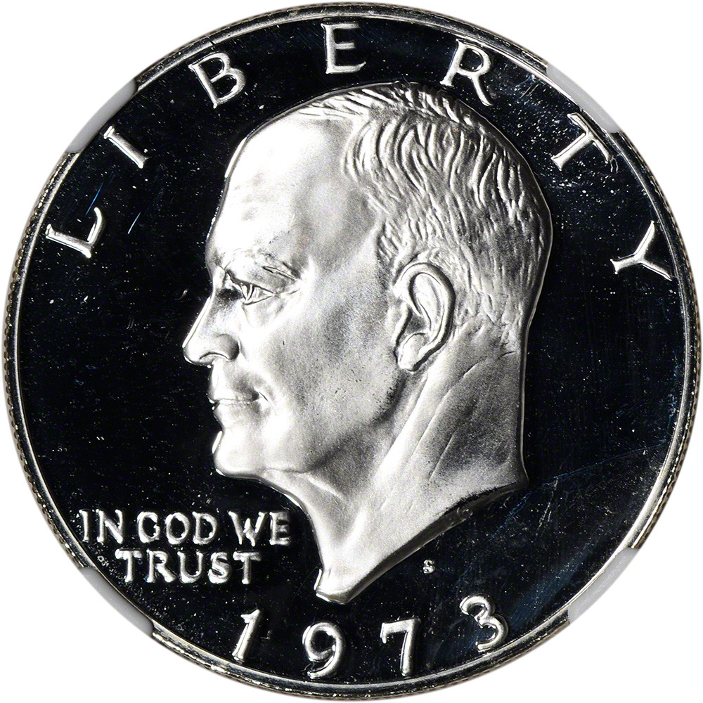 1973-S US Eisenhower Silver Dollar Proof $1 - NGC Gem Proof [IKE