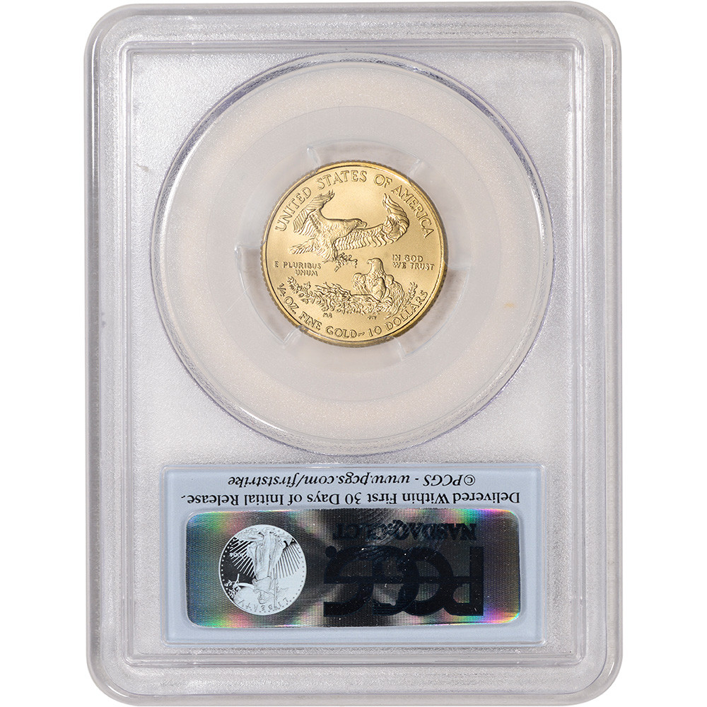 2013 American Gold Eagle 1/4 oz $10 - PCGS MS70 First Strike [13