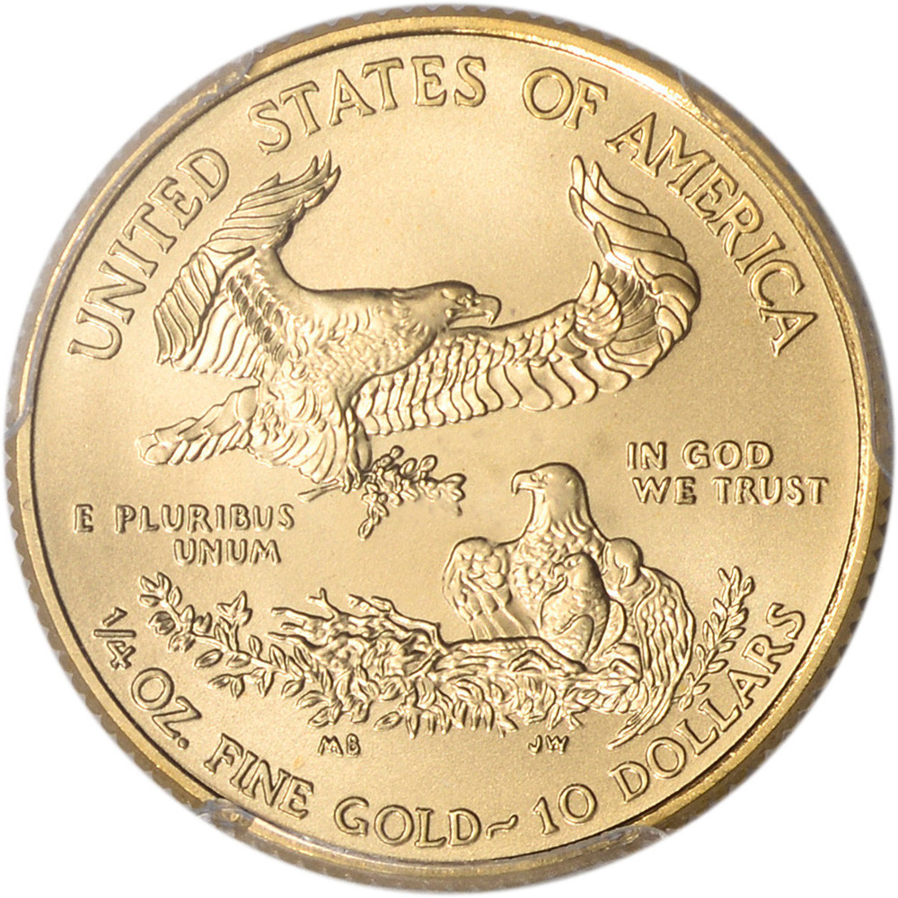 2013 American Gold Eagle 1/4 oz $10 - PCGS MS70 First Strike [13