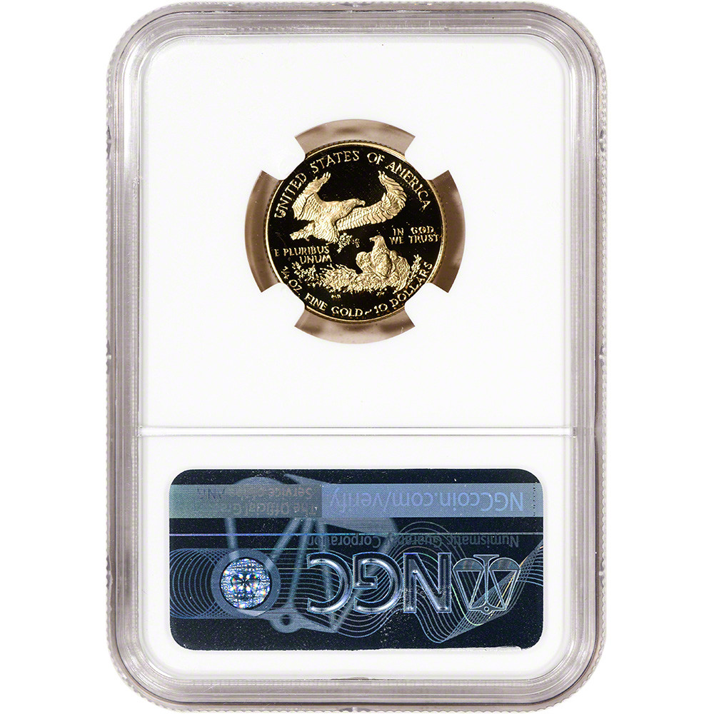 2000-W American Gold Eagle Proof 1/4 oz $10 - NGC PF70 UCAM [00-W