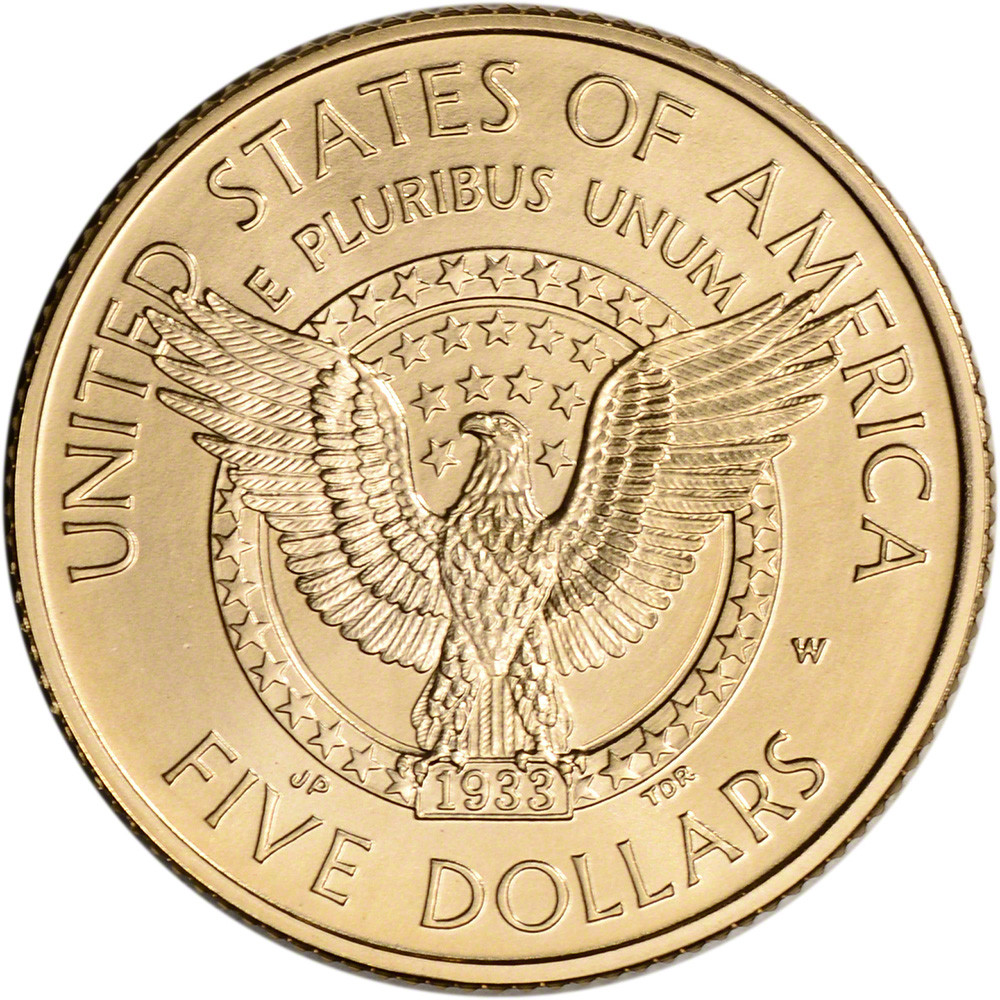 1997 W US Gold $5 Franklin Delano Roosevelt Commemorative BU - NGC