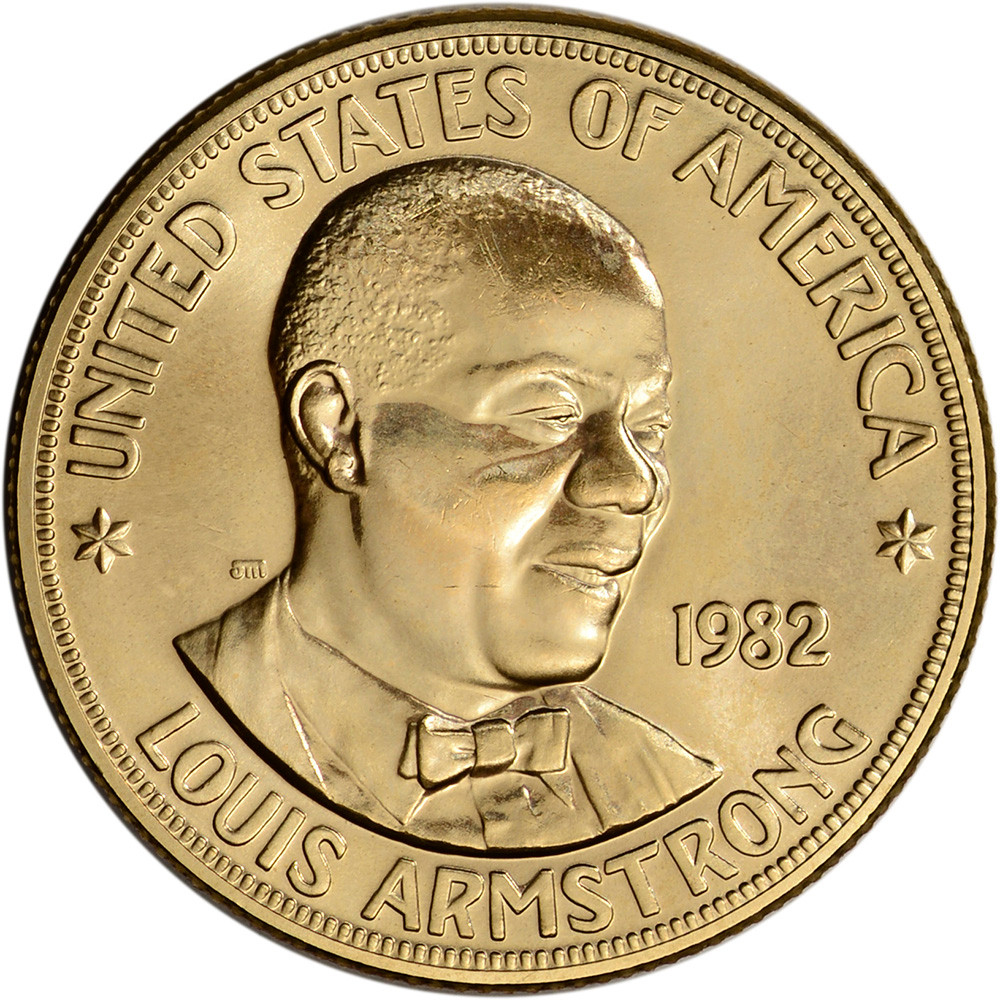 1982 US Gold 1 oz American Arts Commemorative Medal - Louis