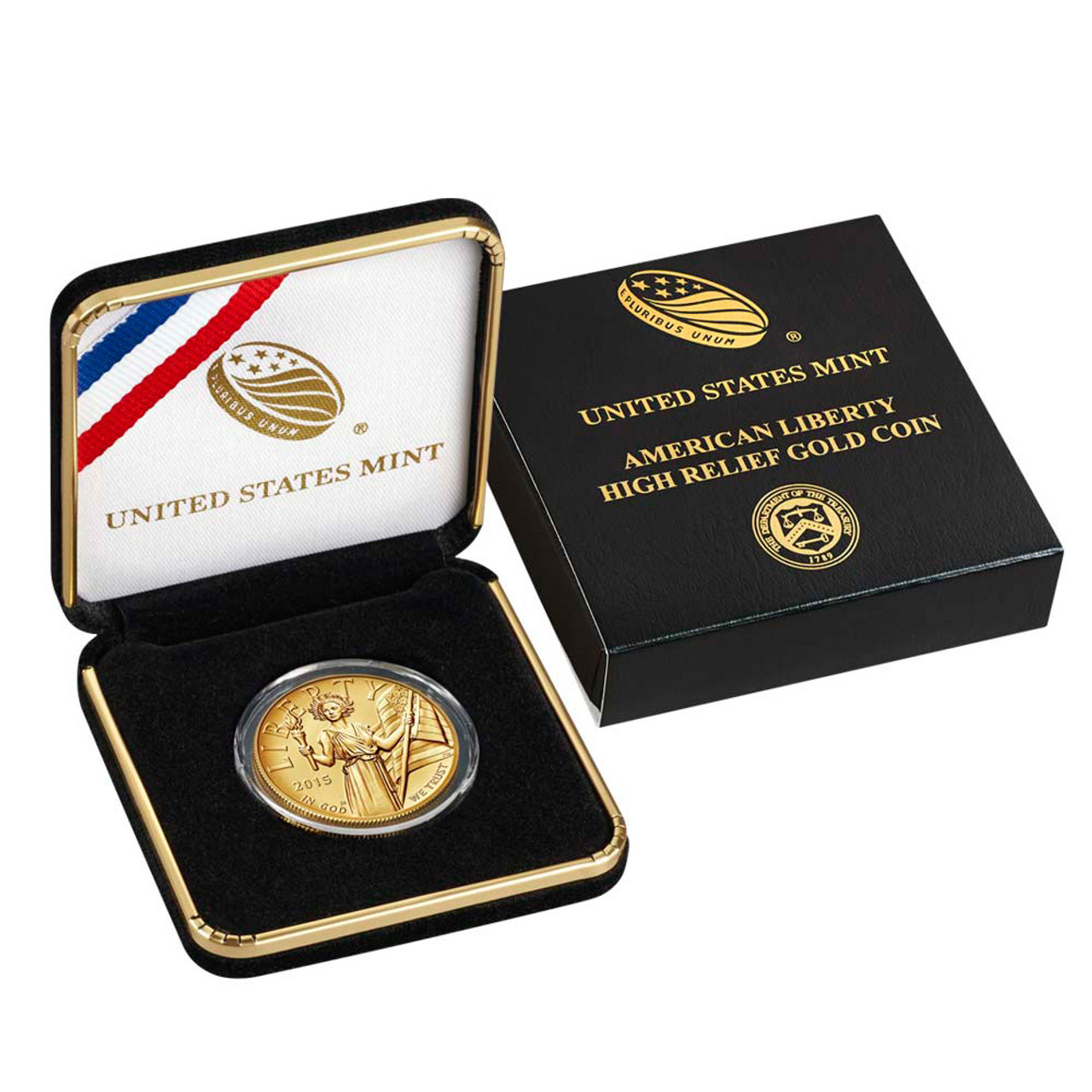 2015-W US Gold $100 American Liberty High Relief Coin [US-15-W-HR