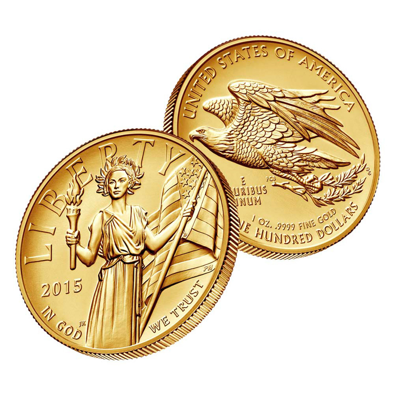 2015-W US Gold $100 American Liberty High Relief Coin [US-15-W-HR