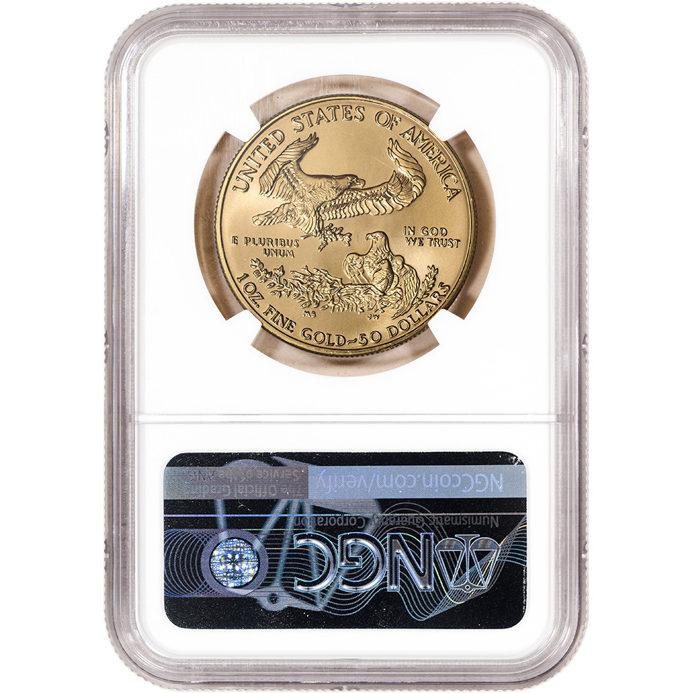 1999 American Gold Eagle 1 oz $50 - NGC MS69 [99-AGE-50-N-MS69-NSL