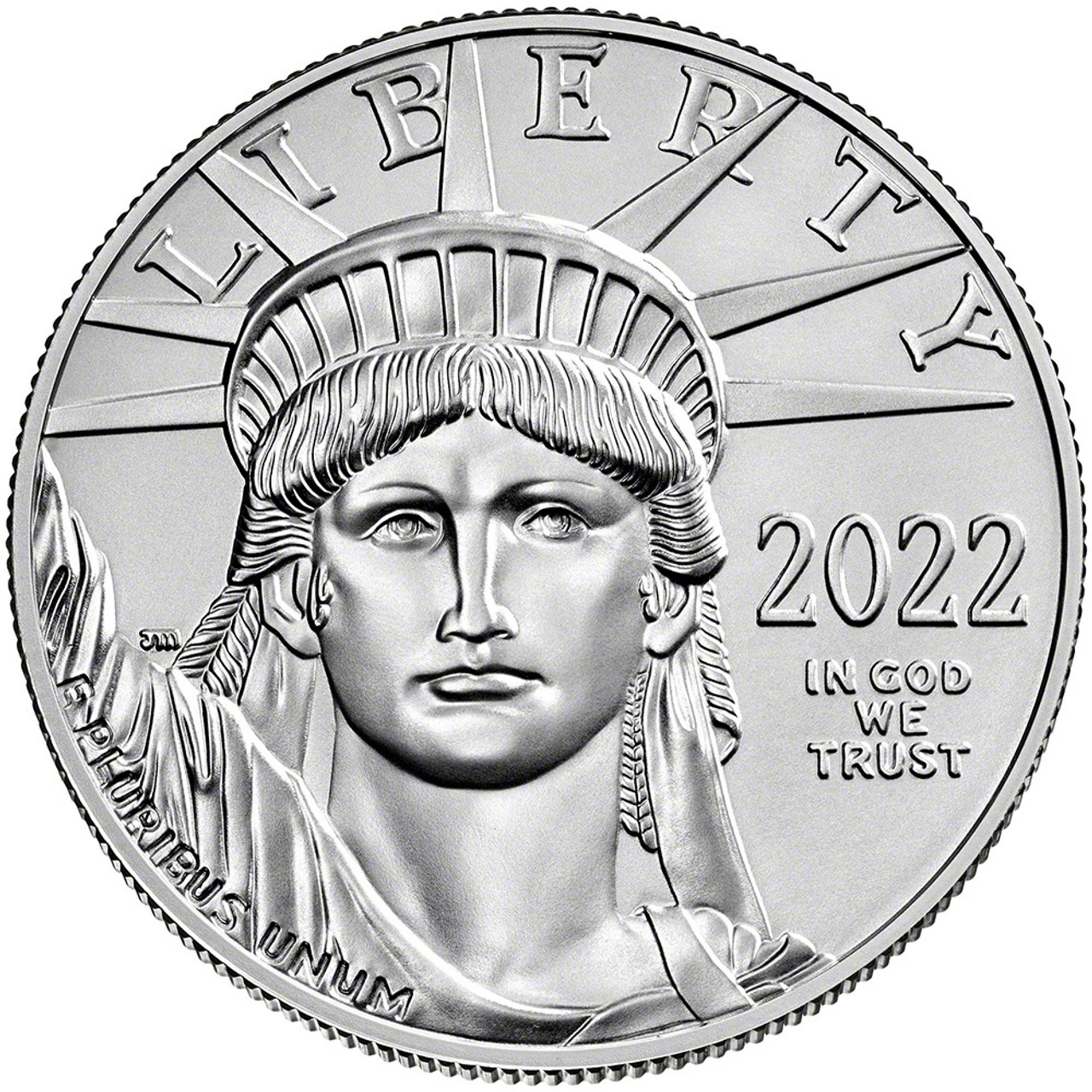 2022 American Platinum Eagle 1 oz $100 - PCGS MS70 First Day of