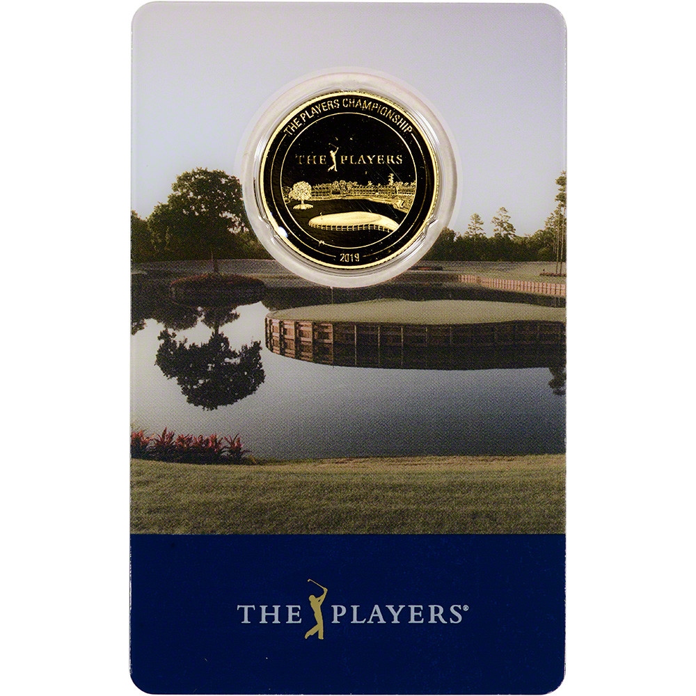 2019 Solomon Islands Gold 1/4 oz Players Championship Proof $25 in