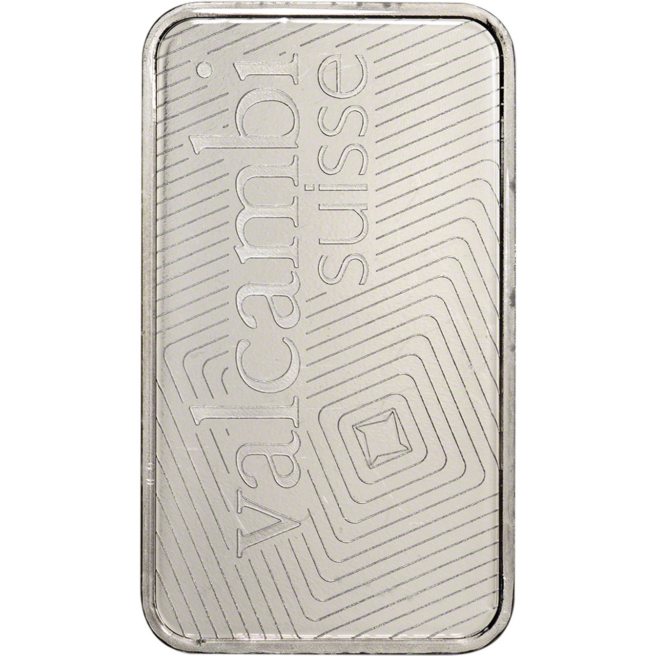 100 gram Platinum Bar - Valcambi Suisse - 999.5 Fine in Sealed