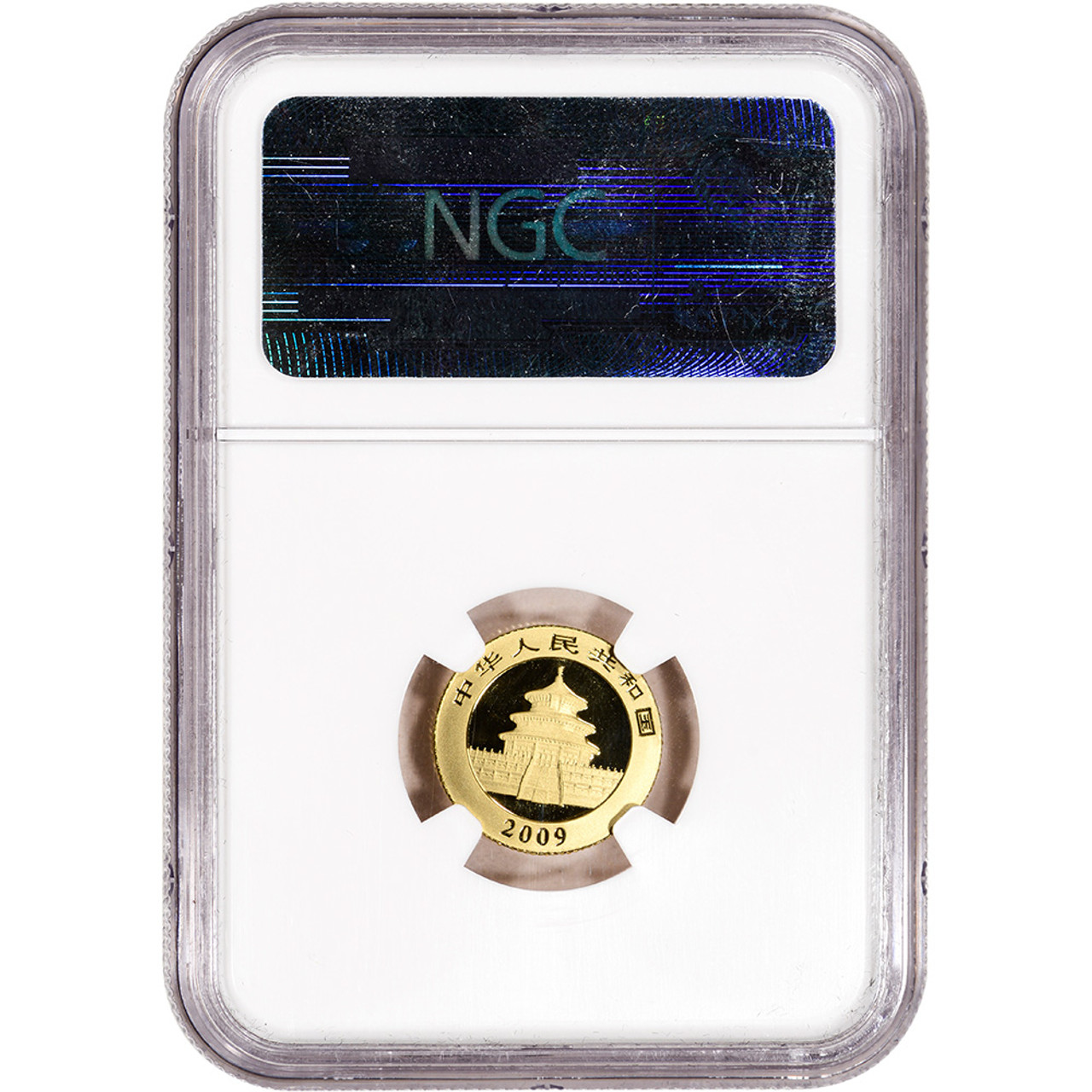 2009 China Gold Panda 1/10 oz 50 Yuan - NGC MS69 [09-CGP-G50