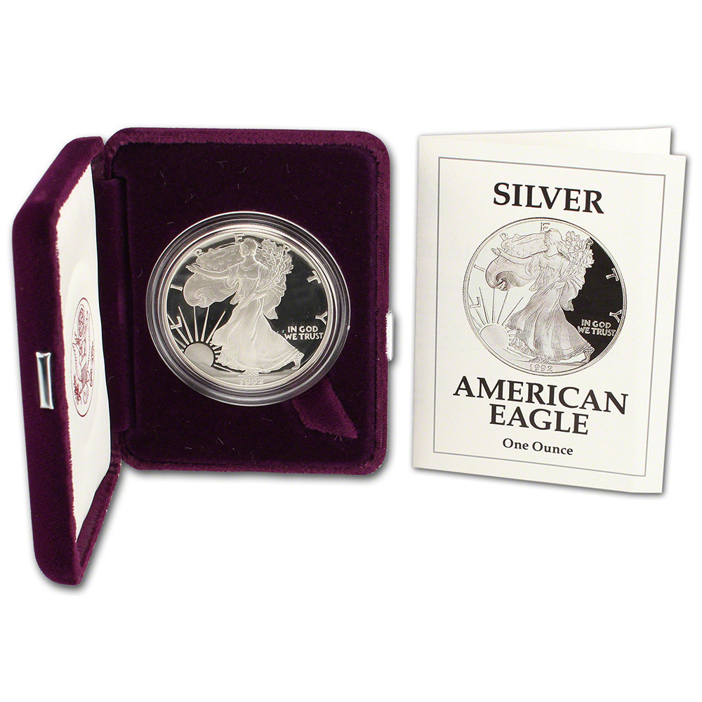 1992-S American Silver Eagle Proof [US-ASE-PR-1992] - Liberty Coin