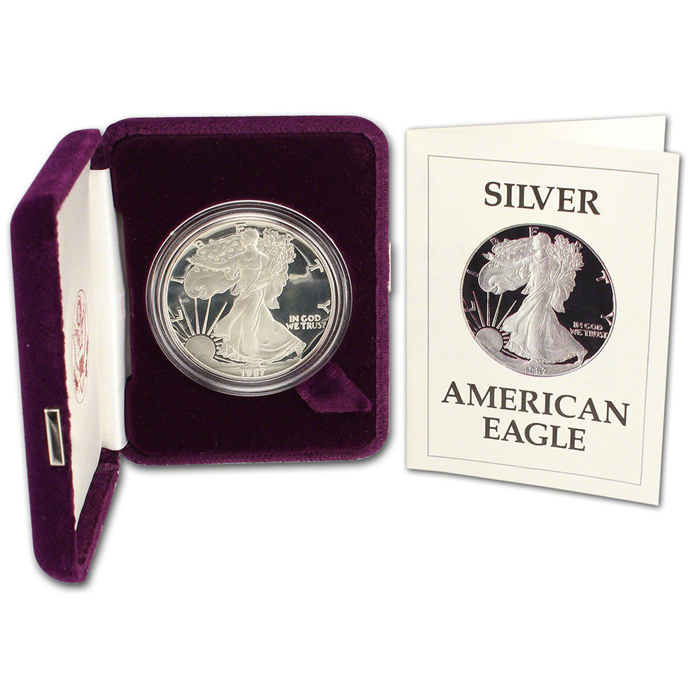 American Eagle Silver Coin 1987年 1987 Liberty Walking American Silver Eagle Dollar Coin | eBay