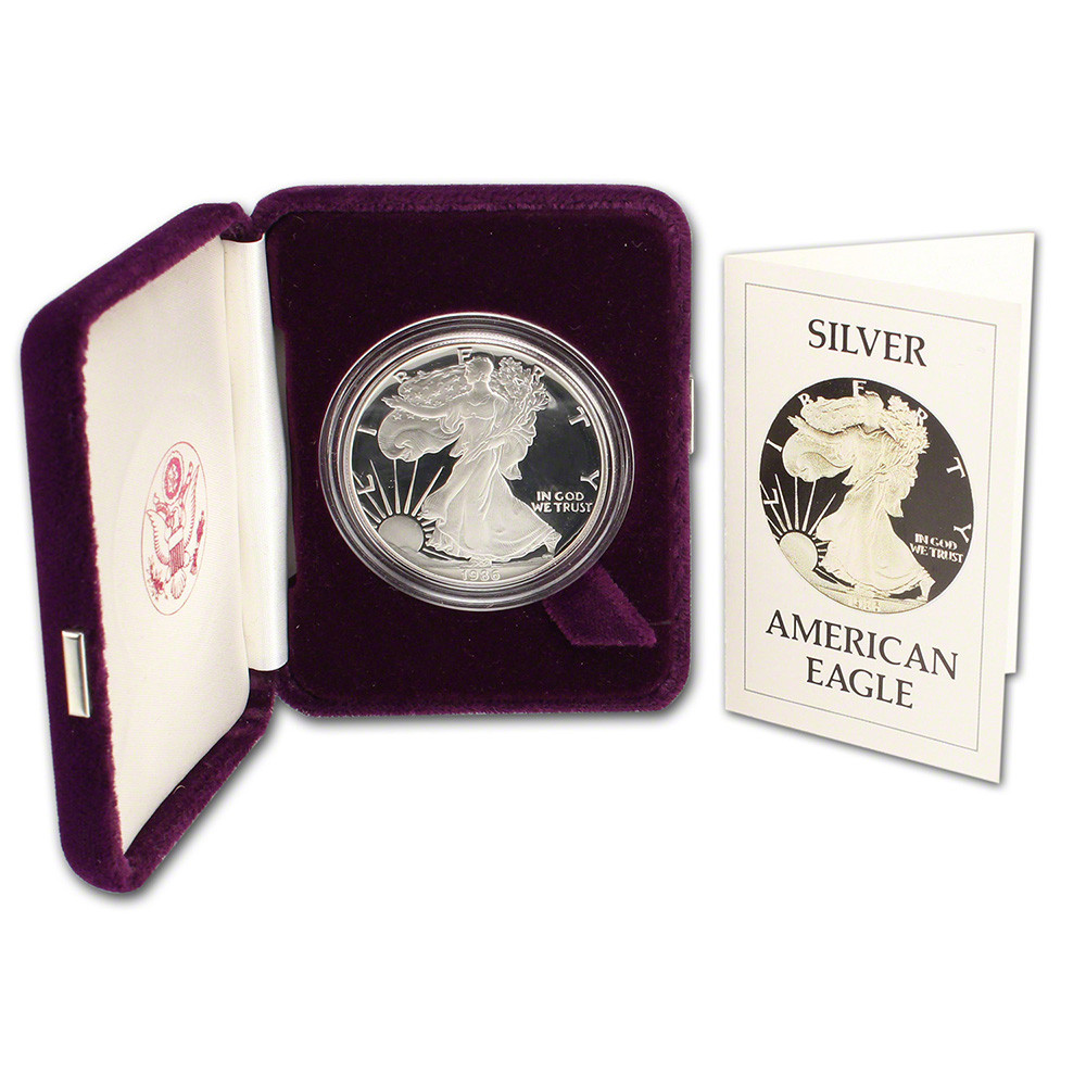 コレクション 1986 American Silver Eagle Proof Coin 1986-S American Silver Eagle Proof [US-ASE-PR-1986] - Liberty Coin