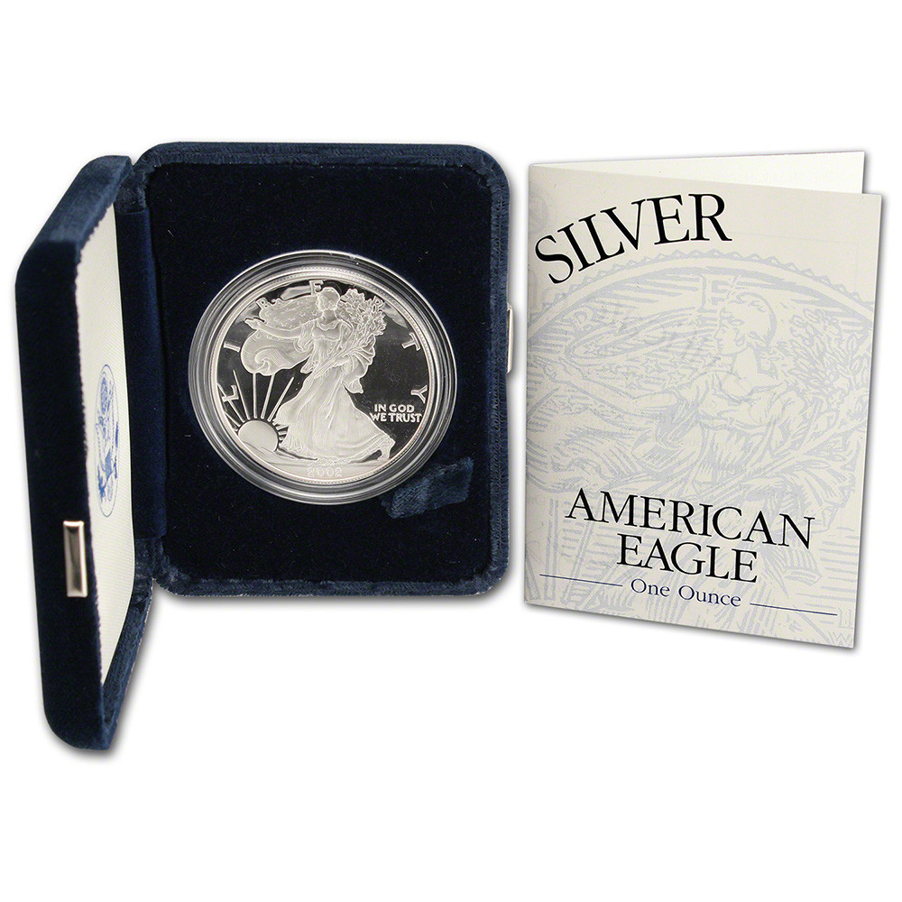 2002-W American Silver Eagle Proof [US-ASE-PR-2002] - Liberty Coin
