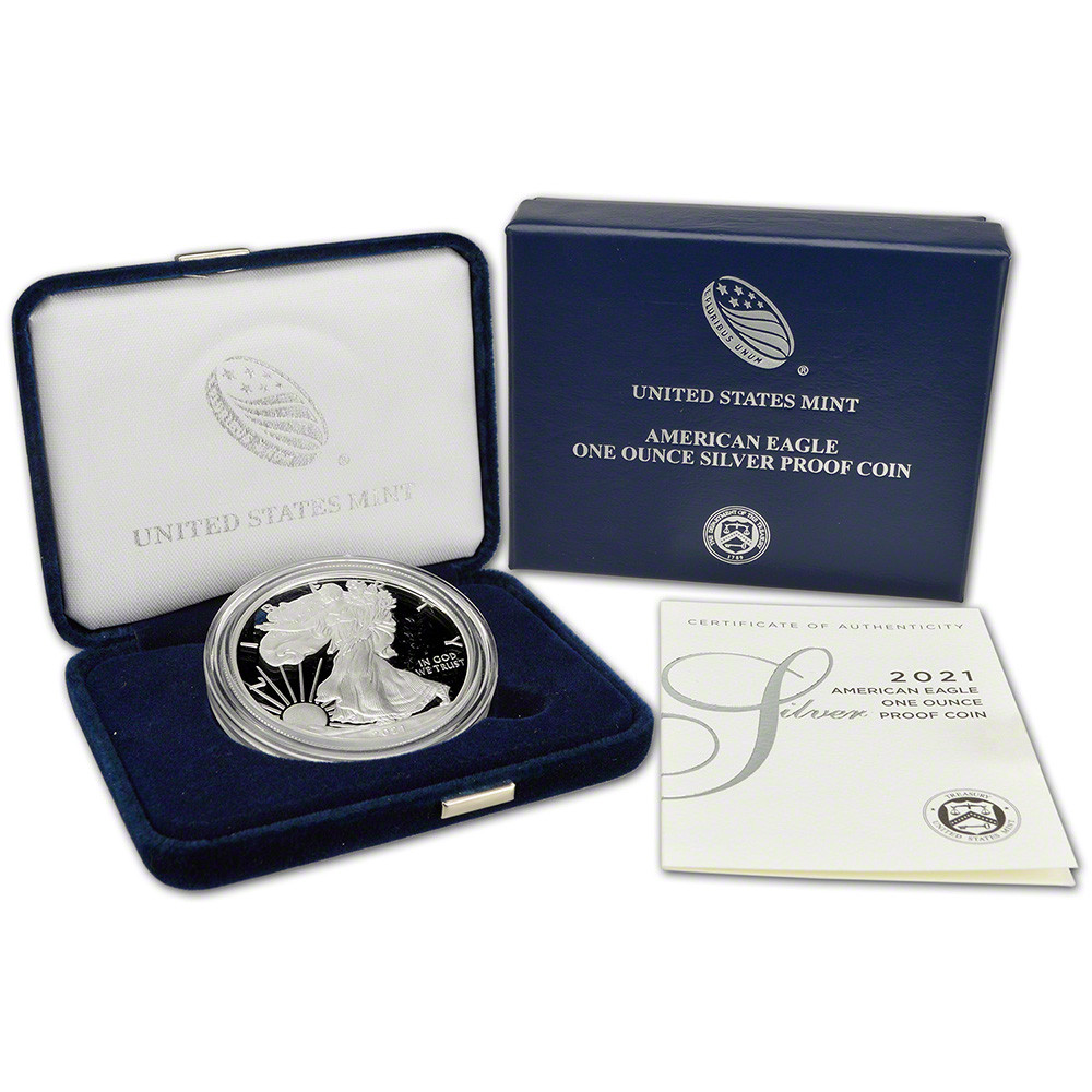 2021 W American Silver Eagle Proof (21EA) in OGP [US-ASE-PR-2021