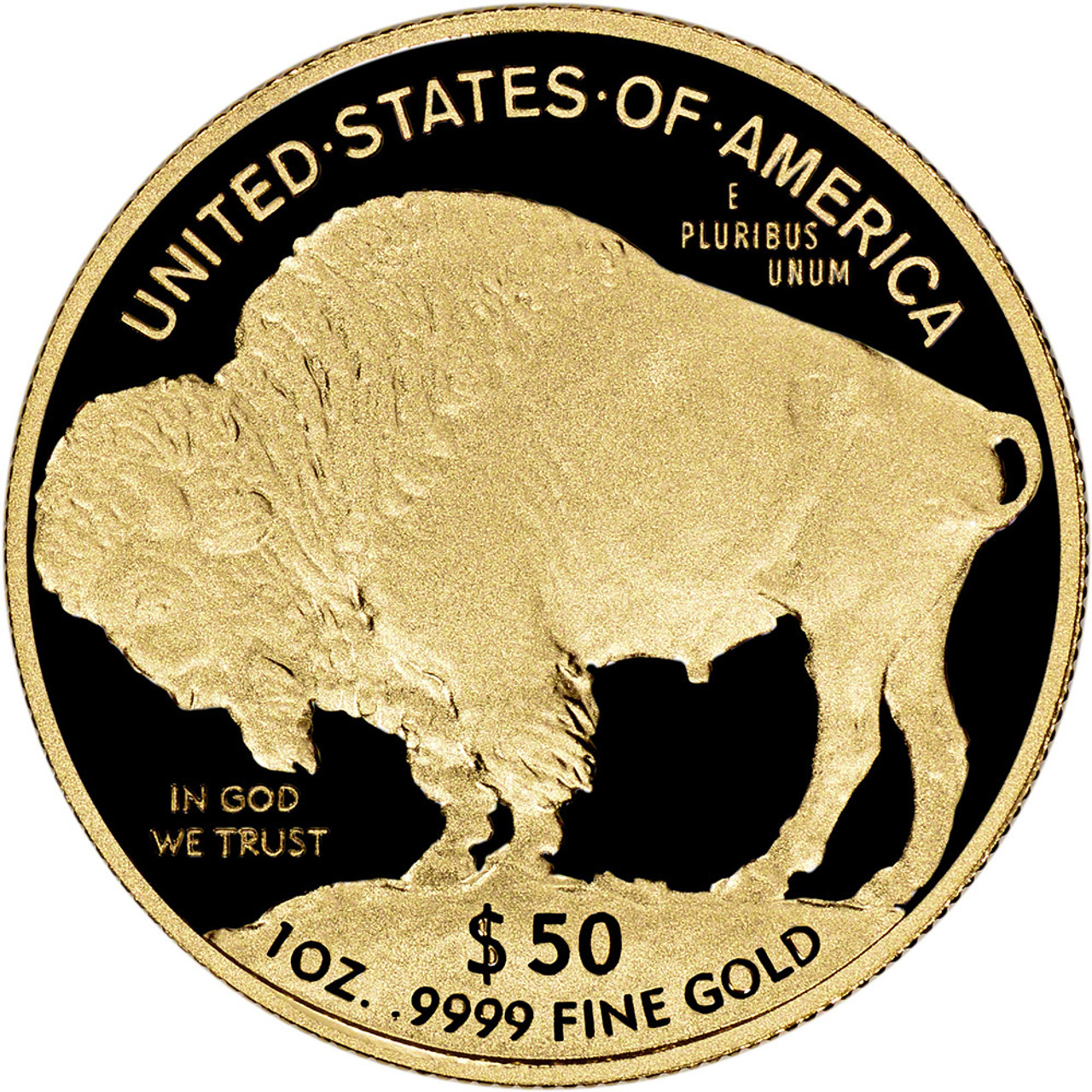 2014 W American Gold Buffalo Proof 1 oz $50 in OGP [US-14-W-BUFF