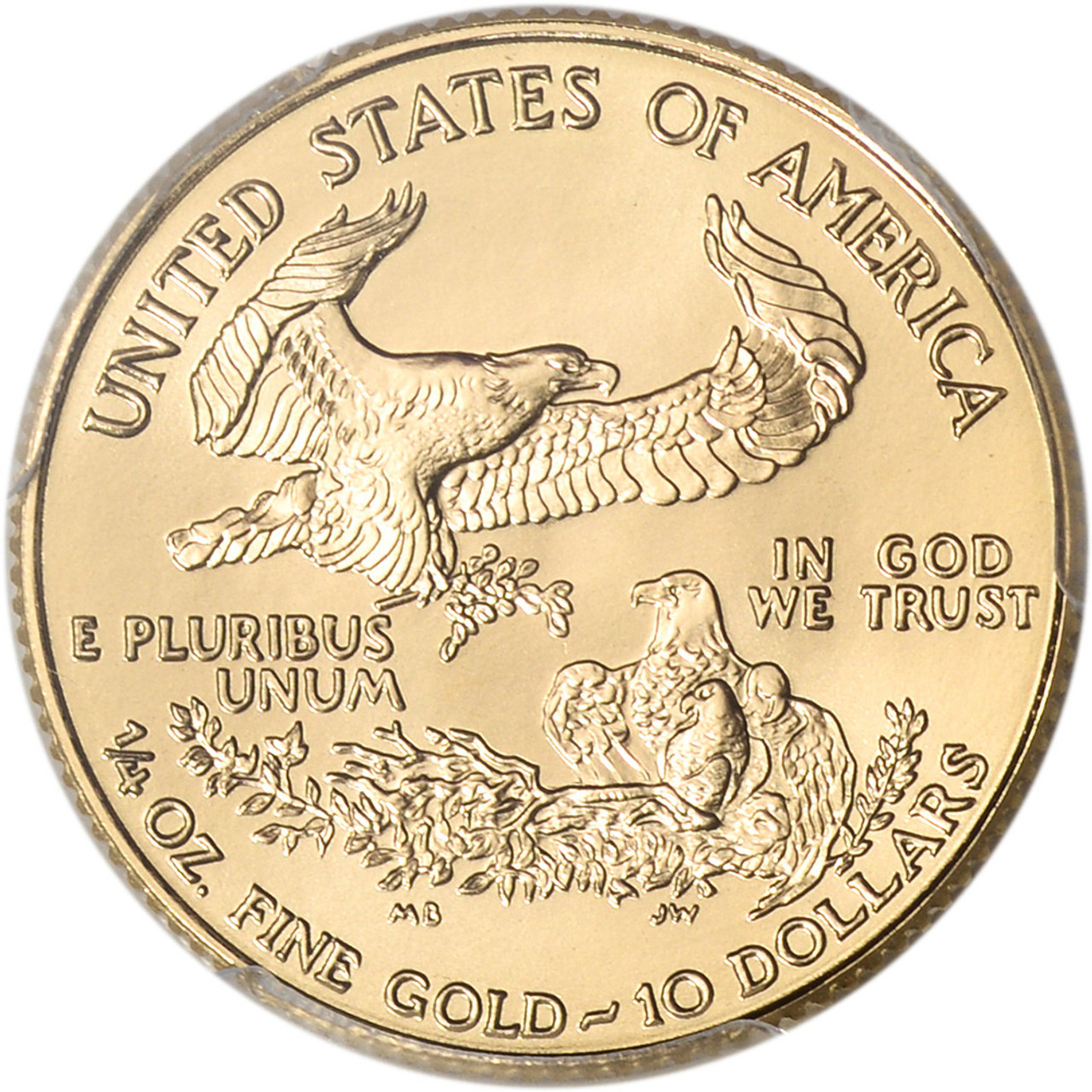 1999 American Gold Eagle 1/4 oz $10 - PCGS MS69 [99-AGE-10-P-MS69