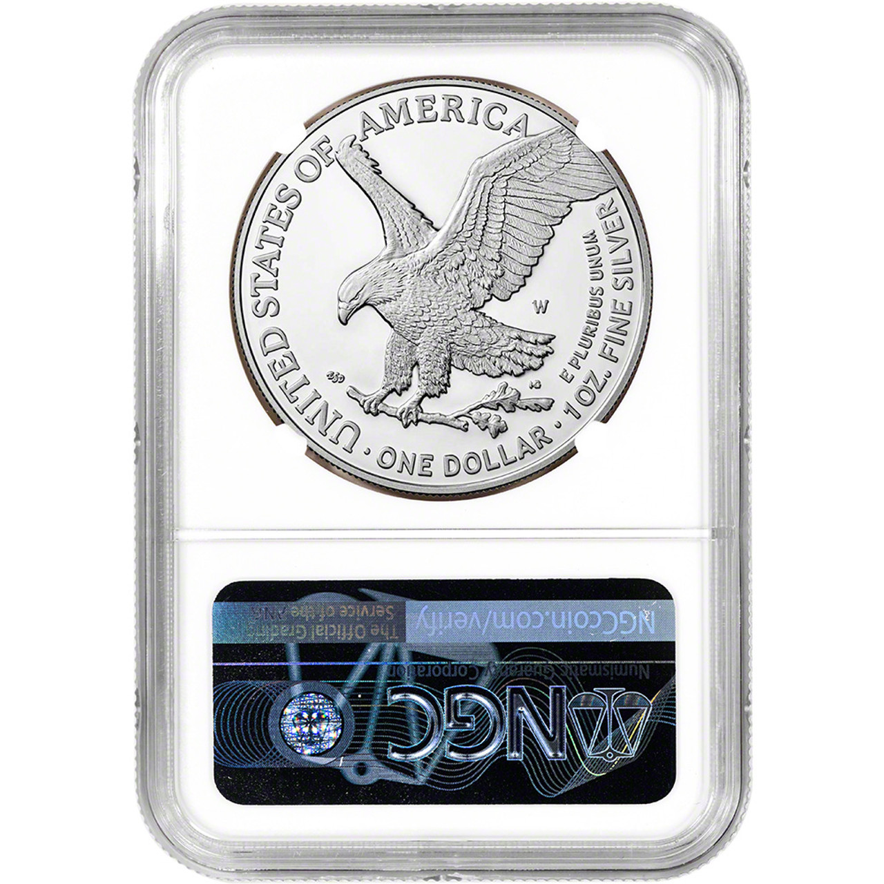 2022 W American Silver Eagle Proof NGC PF70 First Day Issue 1st