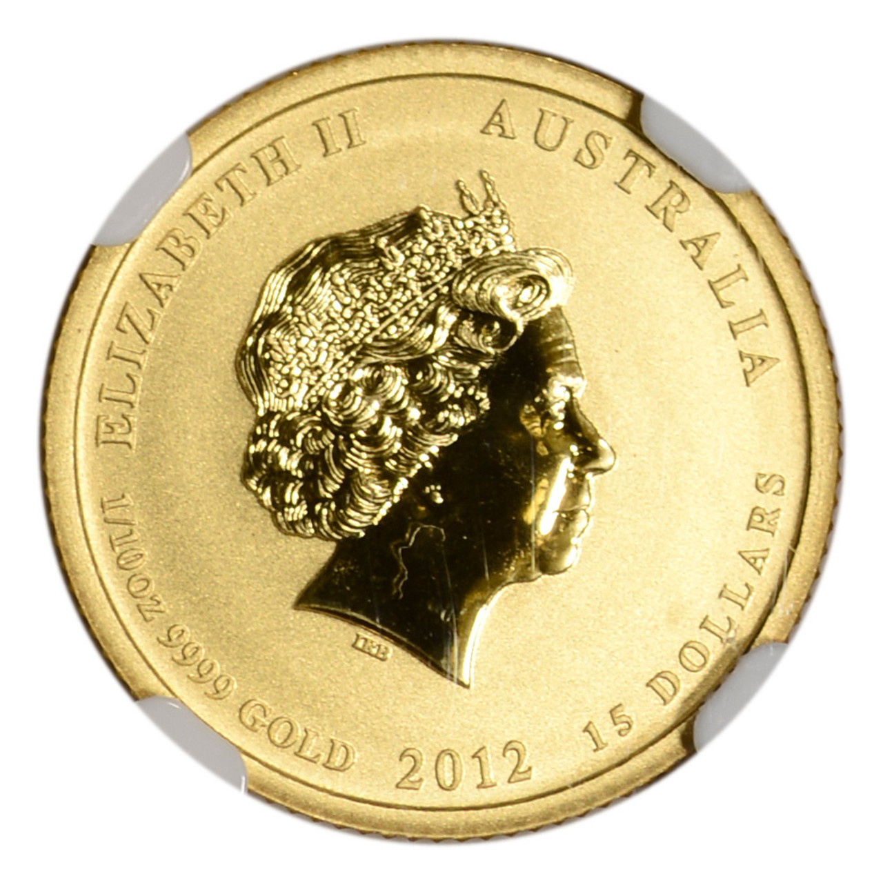 プレゼントにも!星 ゴールド/クリスタル OURSE 2012 P Australia Gold Lunar Series II Year of the Dragon 1