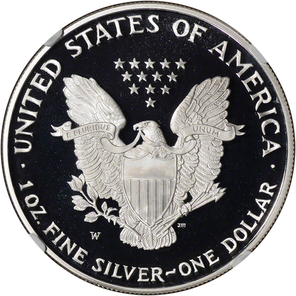 1995 W American Silver Eagle Proof - NGC PF69 UCAM [95-W-ASE-N