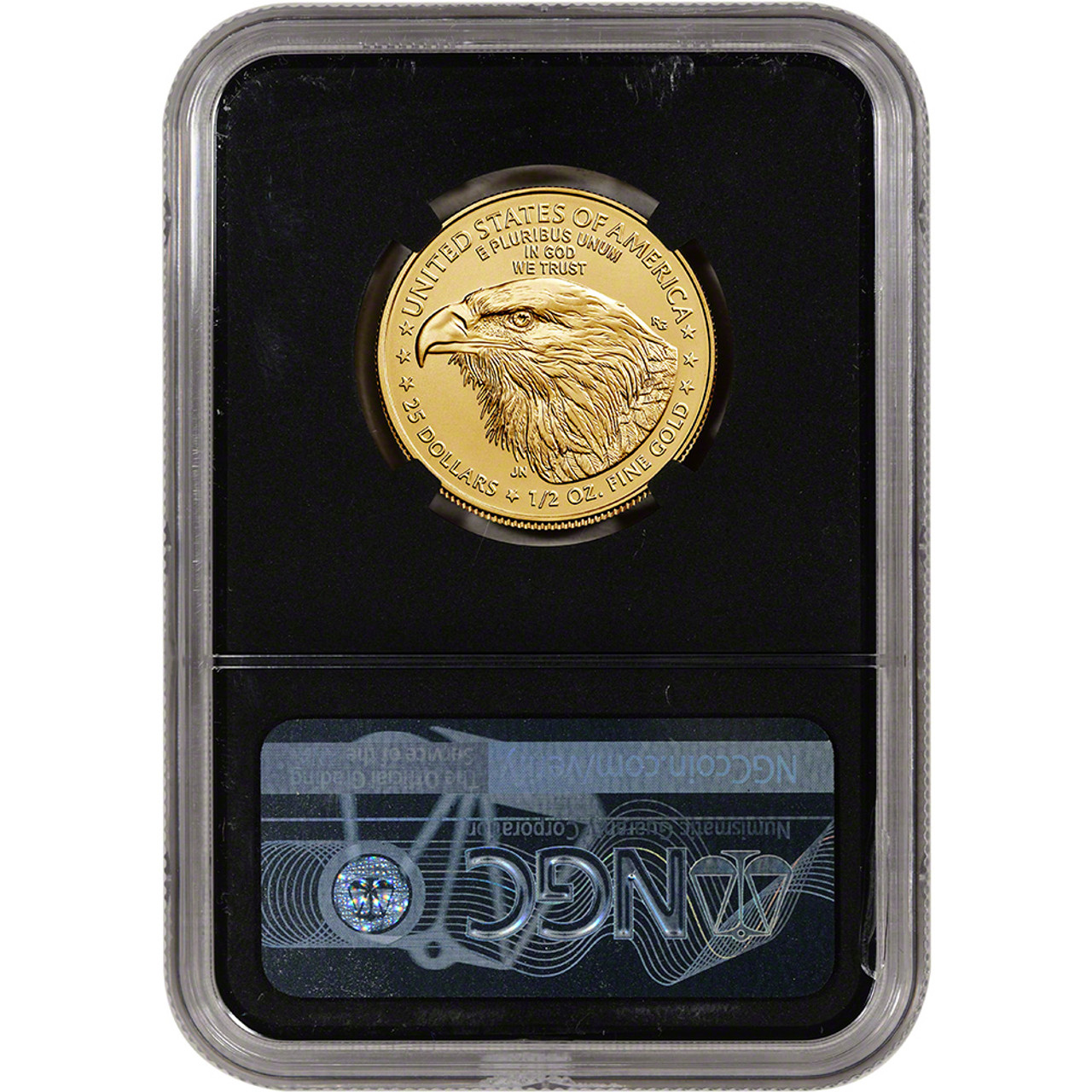 2022 American Gold Eagle 1/2 oz $25 NGC MS70 First Day of Issue