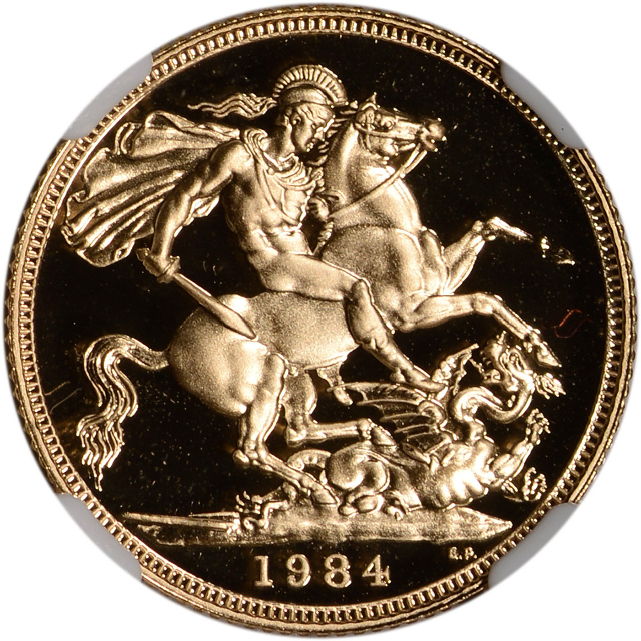 1984 Great Britain Gold 1 Sovereign Proof £1 - NGC PF70