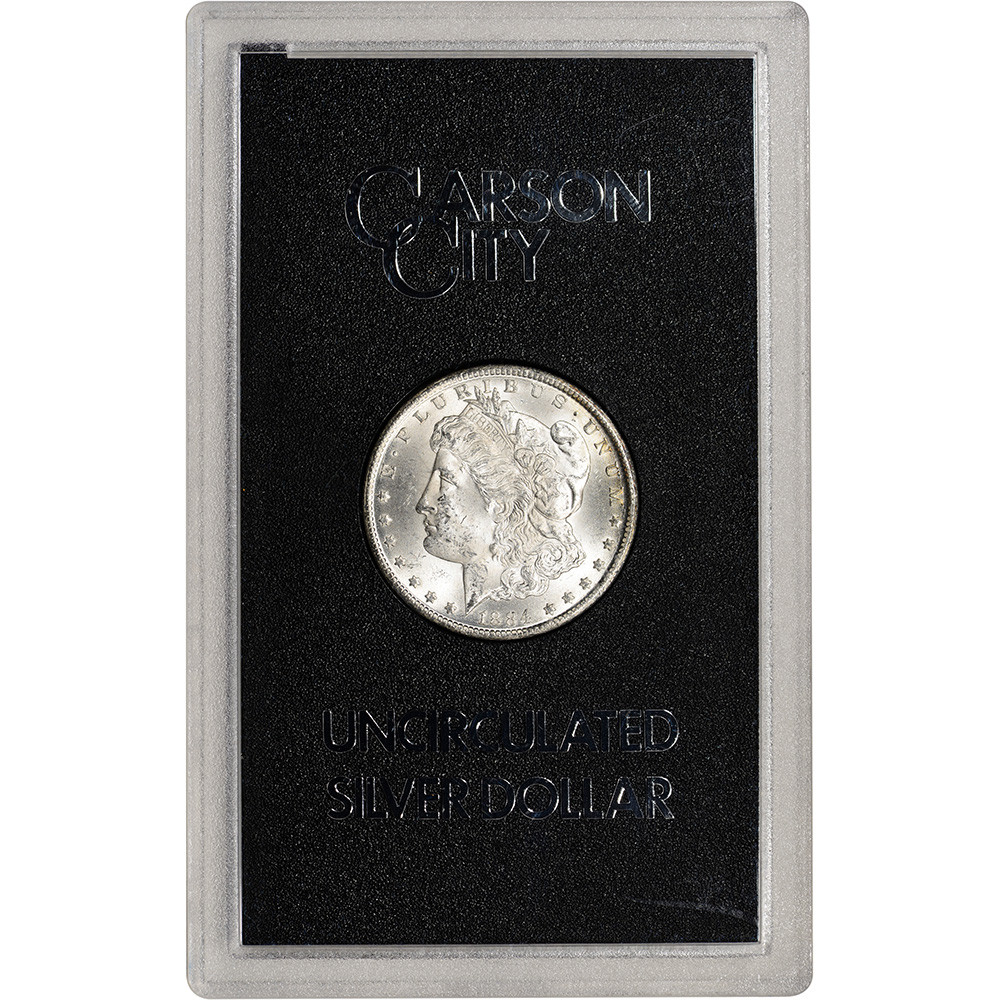 1884 CC US Morgan Silver Dollar $1 - GSA Holder - Uncirculated