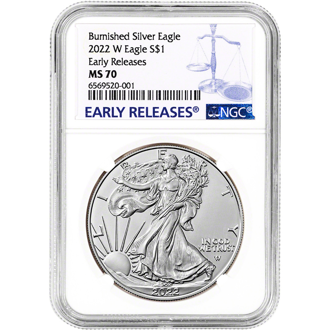 2020 W Burnished High Relief Palladium Eagle NGC MS70 Early Releases In Stock! 