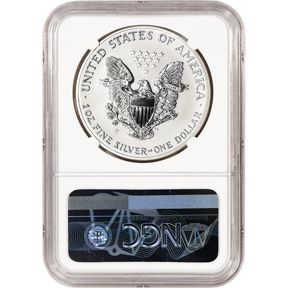 2006 P American Silver Eagle Reverse Proof $1 - NGC Reverse PF70