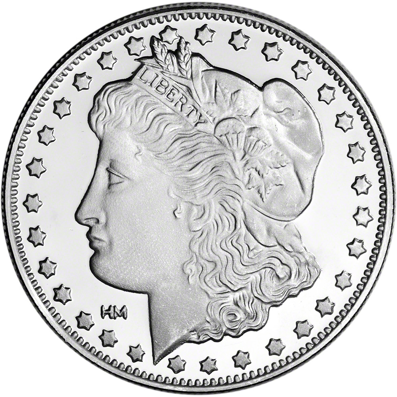 1 oz. Highland Mint Silver Round - Morgan Dollar Design .999 Fine